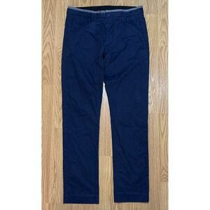 Marc By Marc Jacobs Mens Dress Pants Shane Fit Slim Classic 32x34 (tag) Ink Blue